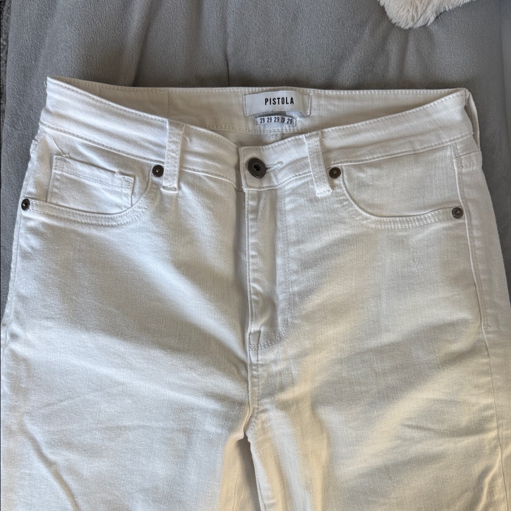 Pistola White Denim Jeans